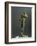 Etruscan Bronze Figurine of Ethiopian Man with Wineskin, from Marzabotto, Bologna Province, Italy-null-Framed Giclee Print