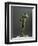 Etruscan Bronze Figurine of Ethiopian Man with Wineskin, from Marzabotto, Bologna Province, Italy-null-Framed Giclee Print