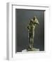 Etruscan Bronze Figurine of Ethiopian Man with Wineskin, from Marzabotto, Bologna Province, Italy-null-Framed Giclee Print