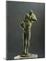 Etruscan Bronze Figurine of Ethiopian Man with Wineskin, from Marzabotto, Bologna Province, Italy-null-Mounted Giclee Print