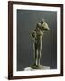 Etruscan Bronze Figurine of Ethiopian Man with Wineskin, from Marzabotto, Bologna Province, Italy-null-Framed Giclee Print