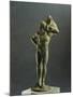 Etruscan Bronze Figurine of Ethiopian Man with Wineskin, from Marzabotto, Bologna Province, Italy-null-Mounted Giclee Print