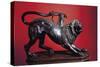 Etruscan Civilization, Chimera of Arezzo, Bronze Sculpture, Height 65 Cm-null-Stretched Canvas