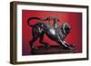 Etruscan Civilization, Chimera of Arezzo, Bronze Sculpture, Height 65 Cm-null-Framed Giclee Print