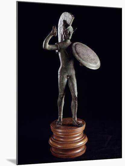 Etruscan Civilization : Statuette of Laran, God of War-null-Mounted Photographic Print
