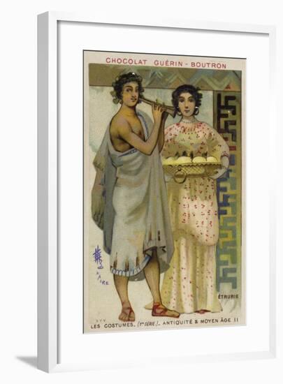 Etruscan Costumes-null-Framed Giclee Print