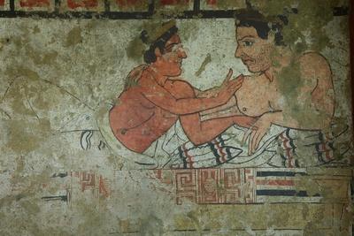 Detail of a Mural from the Tomb of the Infernal Quadriga