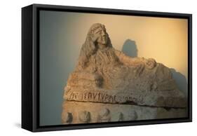 Etruscan Funerary Urn, 2nd Century Bc, Umbria, Italy-Etruscan-Framed Stretched Canvas