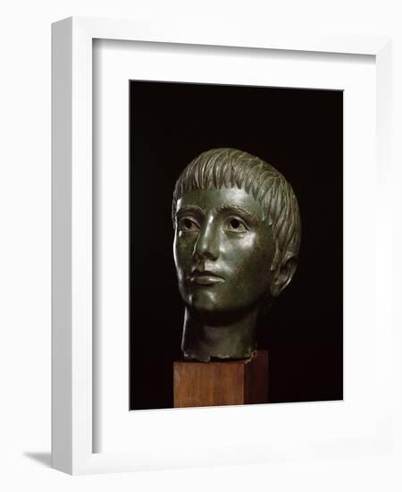 Etruscan Head of a Young Man-null-Framed Photographic Print