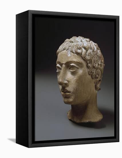 Etruscan Head of a Youth, known as Head of Malavolta-null-Framed Stretched Canvas