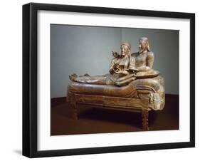 Etruscan Sarcophagus of the Spouses-null-Framed Photographic Print