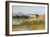 Etruscan Scene, the Carrara Mountains-Matthew Ridley Corbet-Framed Giclee Print