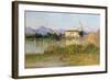 Etruscan Scene, the Carrara Mountains-Matthew Ridley Corbet-Framed Giclee Print