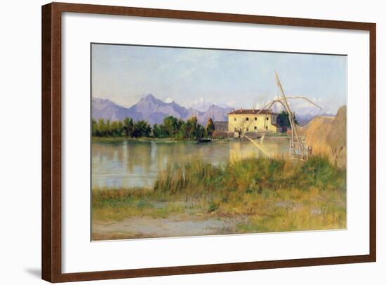 Etruscan Scene, the Carrara Mountains-Matthew Ridley Corbet-Framed Giclee Print