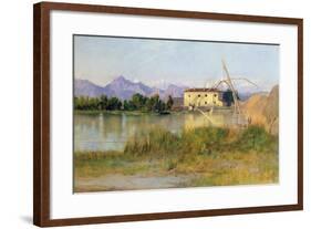 Etruscan Scene, the Carrara Mountains-Matthew Ridley Corbet-Framed Giclee Print