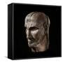 Etruscan Sculpture of Virile Head-null-Framed Stretched Canvas