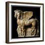Etruscan Sculpture of Winged Horses of Tarquinia-null-Framed Photographic Print