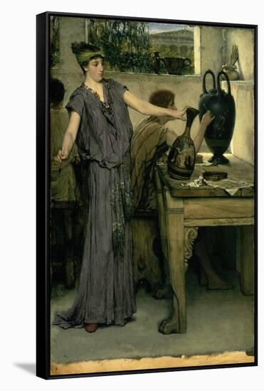 Etruscan Vase Painters, 1871-Sir Lawrence Alma-Tadema-Framed Stretched Canvas