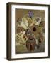 Etruscan Vase with Flowers, 1900-10-Odilon Redon-Framed Giclee Print