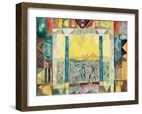 Etruscan Warriors, Tuscania-Michael Chase-Framed Giclee Print