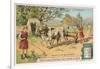 Etruscans Ploughing-European School-Framed Giclee Print