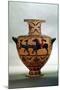 Etrusco-Ionian Black-Figure Hydria Depicting a Hunting Scene, from Cerveteri, circa 540-530 BC-null-Mounted Giclee Print
