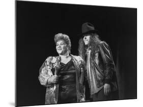 Etta James Performing with Ted Nugent on Stage at Country-Rock Crossover Concert in the Silverdome-Albert Ferreira-Mounted Premium Photographic Print