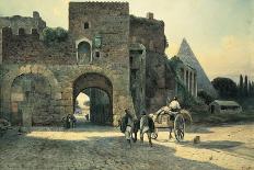 View of the Sbocco Della Cloaca Massima, Rome-Ettore Roesler Franz-Mounted Giclee Print