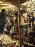 Old Fish Market in Venice-Ettore Tito-Giclee Print