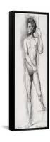 Etude d'après le modèle pour Hercule au lac Stymphale-Gustave Moreau-Framed Stretched Canvas