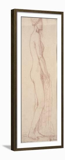Etude d'après le modèle pour les filles de Thespius-Gustave Moreau-Framed Premium Giclee Print