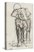 Etude d'éléphant-Gustave Moreau-Stretched Canvas