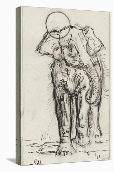 Etude d'éléphant-Gustave Moreau-Stretched Canvas