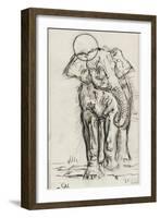 Etude d'éléphant-Gustave Moreau-Framed Giclee Print