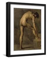 Etude d'homme - Académie-Achille Etna Michallon-Framed Giclee Print