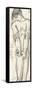 Etude d'homme nu debout mains liées tête renversée sur l'épaule droite-Gustave Moreau-Framed Stretched Canvas