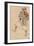 Etude d'homme vu de dos en costume de palikaré ; étude pour le "Portrait du Comte Palatino en-Eugene Delacroix-Framed Giclee Print