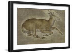 Etude d'un jeune cerf-Jacopo Bellini-Framed Giclee Print