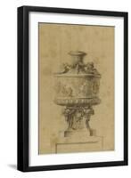 Etude d'un vase orné d'un bas-relief-null-Framed Giclee Print