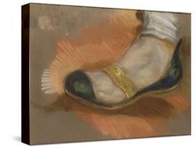 Etude d'une babouche; étude pour "La Mort de Sardanapale"; 1827-1828-Eugene Delacroix-Stretched Canvas