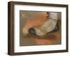 Etude d'une babouche; étude pour "La Mort de Sardanapale"; 1827-1828-Eugene Delacroix-Framed Giclee Print