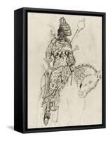 Etude de cavalier musicien pour le "Poète arabe"-Gustave Moreau-Framed Stretched Canvas