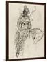 Etude de cavalier musicien pour le "Poète arabe"-Gustave Moreau-Framed Premium Giclee Print