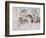 Etude de cavaliers arabes-Eugene Delacroix-Framed Giclee Print