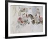 Etude de cavaliers arabes-Eugene Delacroix-Framed Giclee Print