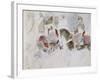 Etude de cavaliers arabes-Eugene Delacroix-Framed Giclee Print