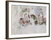 Etude de cavaliers arabes-Eugene Delacroix-Framed Giclee Print