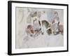 Etude de cavaliers arabes-Eugene Delacroix-Framed Giclee Print