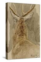 Etude de cerf-Rosa Bonheur-Stretched Canvas