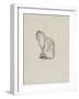 Etude de chat (Villiers)-Thomas Couture-Framed Giclee Print